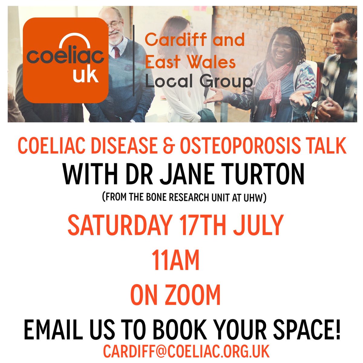 Cardiff Group-Coeliac UK tweet media
