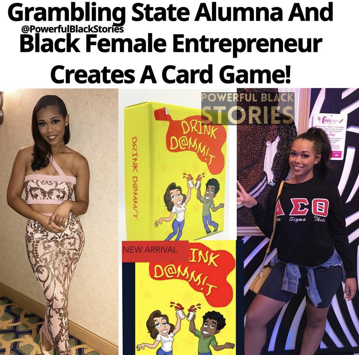 GET YOUR DRINKING CARD GAME TODAY! DRINKDAMMIT.COM . #BLACKOWNED #ATLANTA
