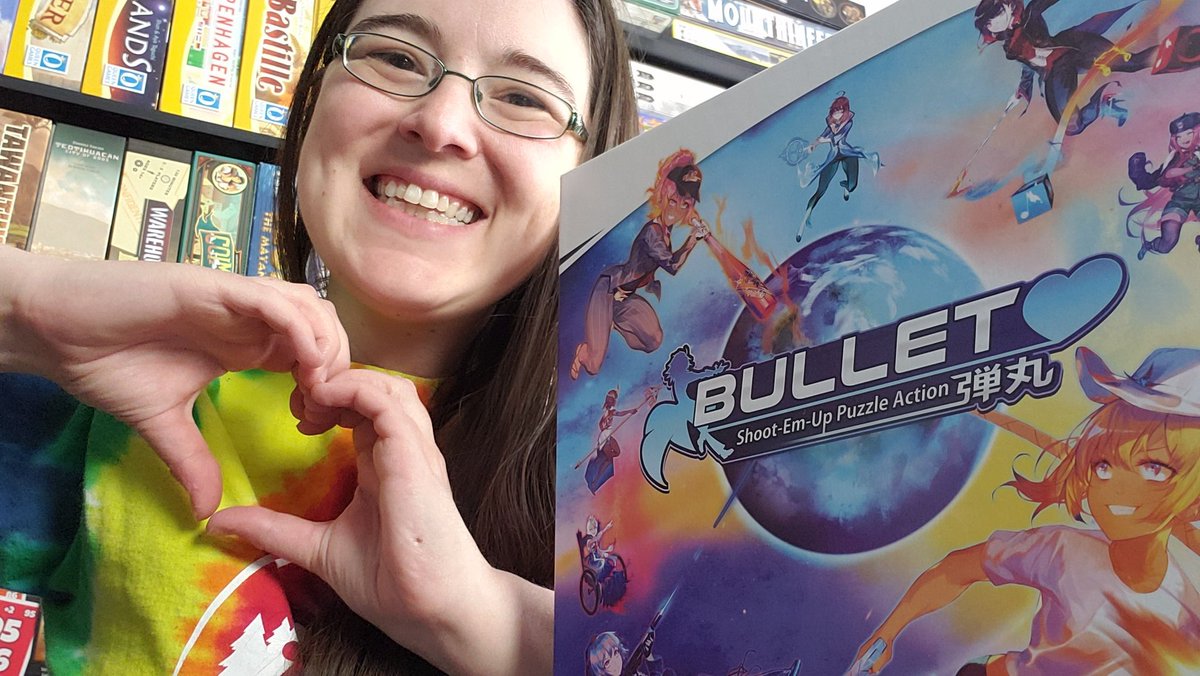 BoardGamerSteph's tweet photo. Come hangout with me tonight while I play some solo games! https://t.co/fcUWYVZbpw starting at 5 central! I am gonna play some Suburbia @beziergames, Bullet❤ @Level99Games, and Nmbr9 @abacusspiele! Come play! #suburbia #bulletheart #nmbr9 #beziergames #level99games #bgg #twitch https://t.co/9JeAnVaH5f