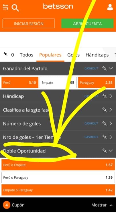 Que es doble oportunidad en apuestas