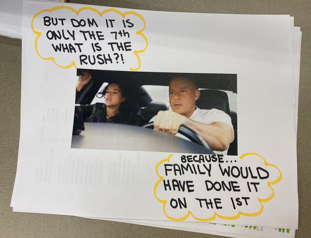 Every month I put up a funny meme by the time clock as a reminder for infocus. Never thought the associates cared or noticed but more and more they are coming to me saying how much they enjoy them. So this month jumped on the @FastandFuriou9 meme bandwagon. #4187