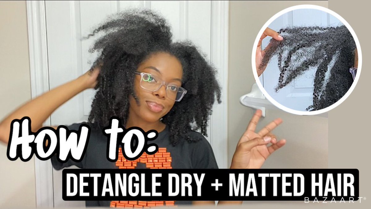 aamber18_'s tweet photo. How To: DETANGLE DRY, MATTED NATURAL HAIR EASILY https://t.co/zuKXJRdDf0 via @YouTube #YouTuber #smallyoutuber #Sub4Sub #SubscribeNow #tangledhair #smallyoutubesupport #mattedhair #detanglinghair #dryhair #naturalhair #type4hair #fingerdetangle #detangle https://t.co/HNROppYVoT