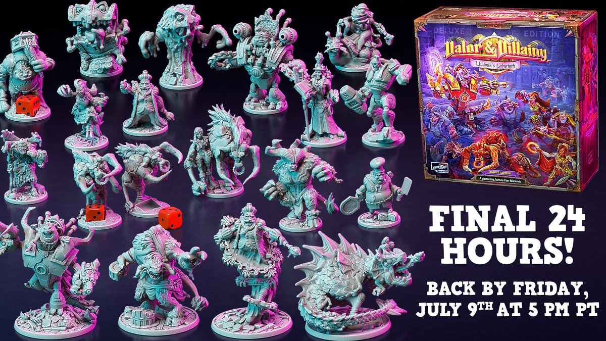 We're in the final 24 hours of #LludwiksLabyrinth! Pledge now! bit.ly/2ShqMJn