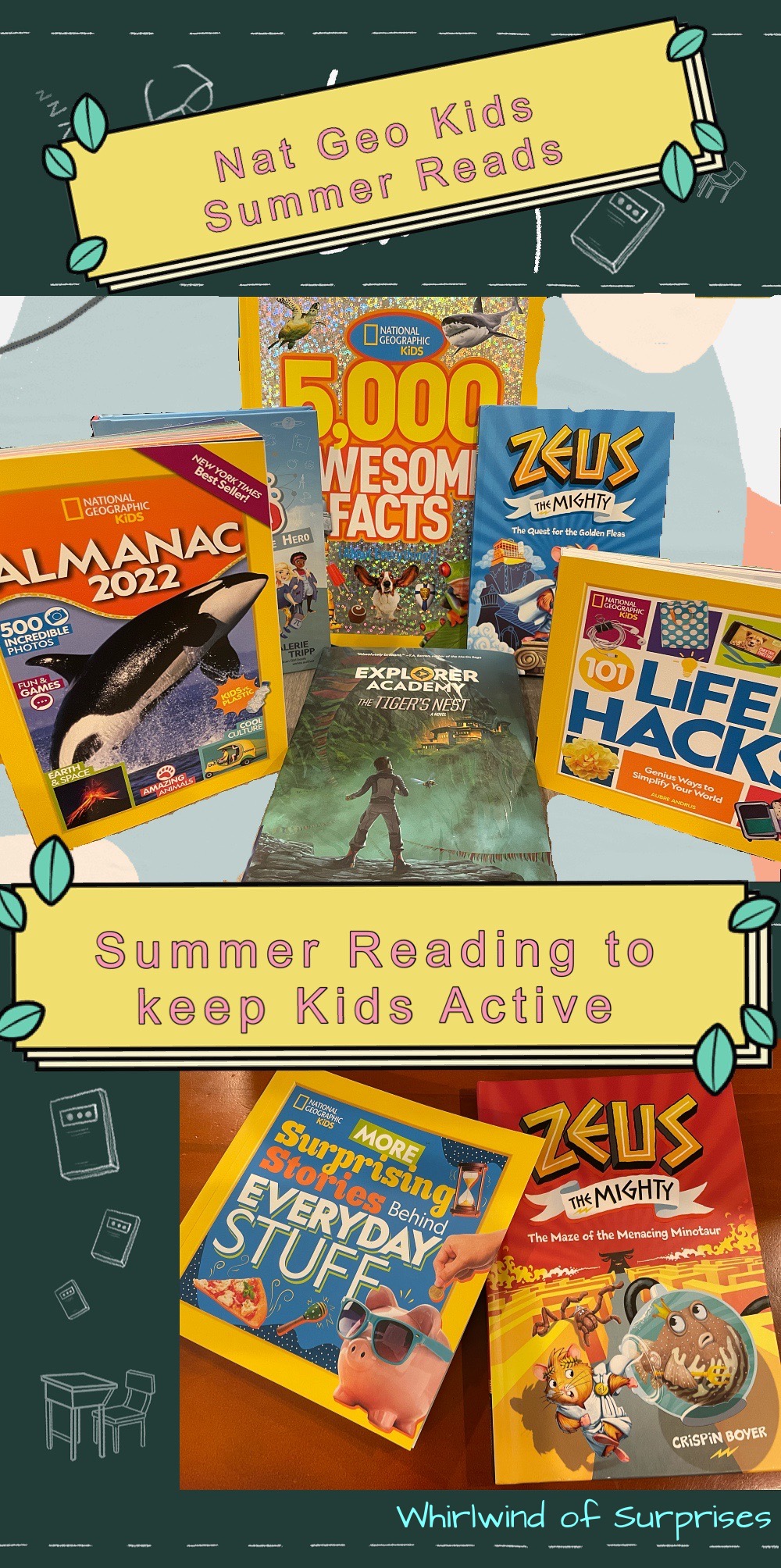 Summer Reading fun to keep Kids Minds Active and Smart!