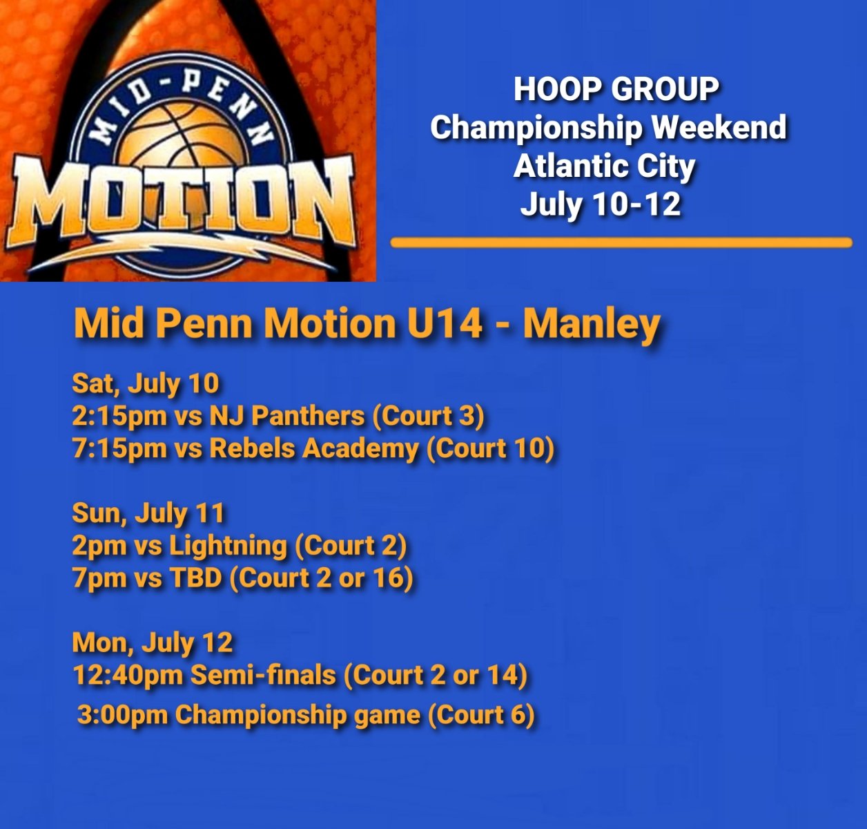 MidPenn Motion Basketball on Twitter "Check out our 14U WDM_12 girls