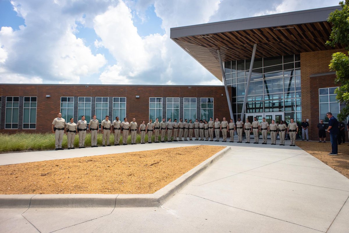 Earlier today members from our Law Enforcement Academy had a moment of silence to remember the fallen officers from the Downtown Dallas shooting in 2016. Our thoughts are with the people impacted by the events of July 7, 2016. <a href="/collincollege/">Collin College</a>