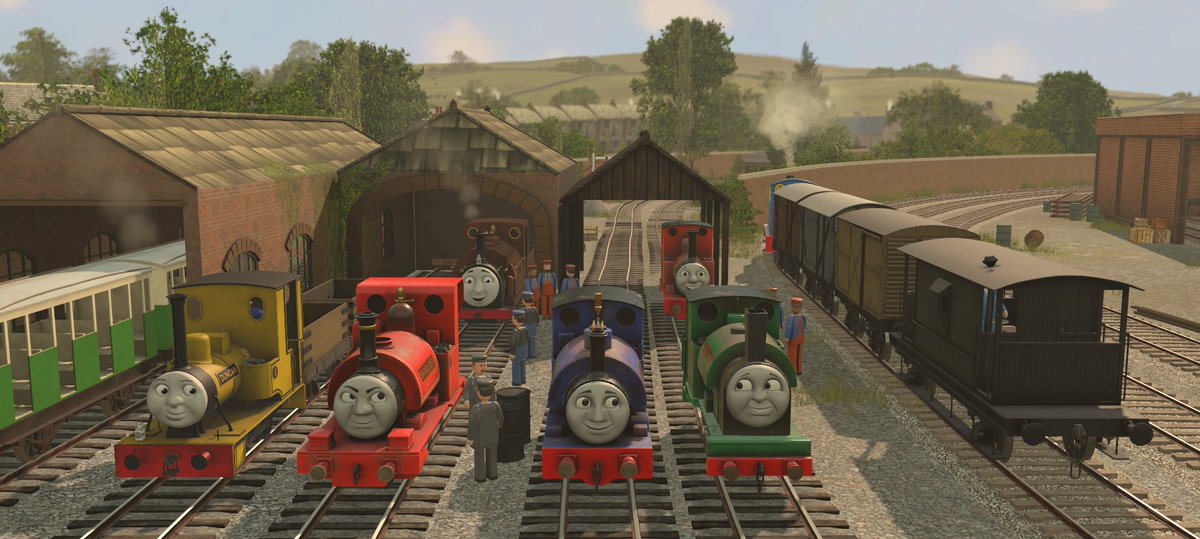 FizzledFirebox's tweet photo. lil narrow gauge dudes with attitude https://t.co/lljUpheAjZ