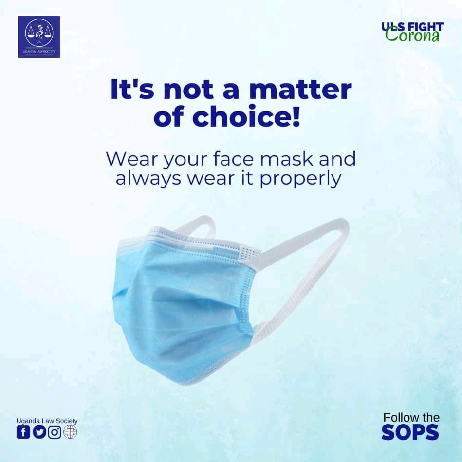 ug_lawsociety's tweet photo. It's not a matter of choice.
#WearAMask #StayHome #StaySafe #UOT https://t.co/xPWMj6je3d
