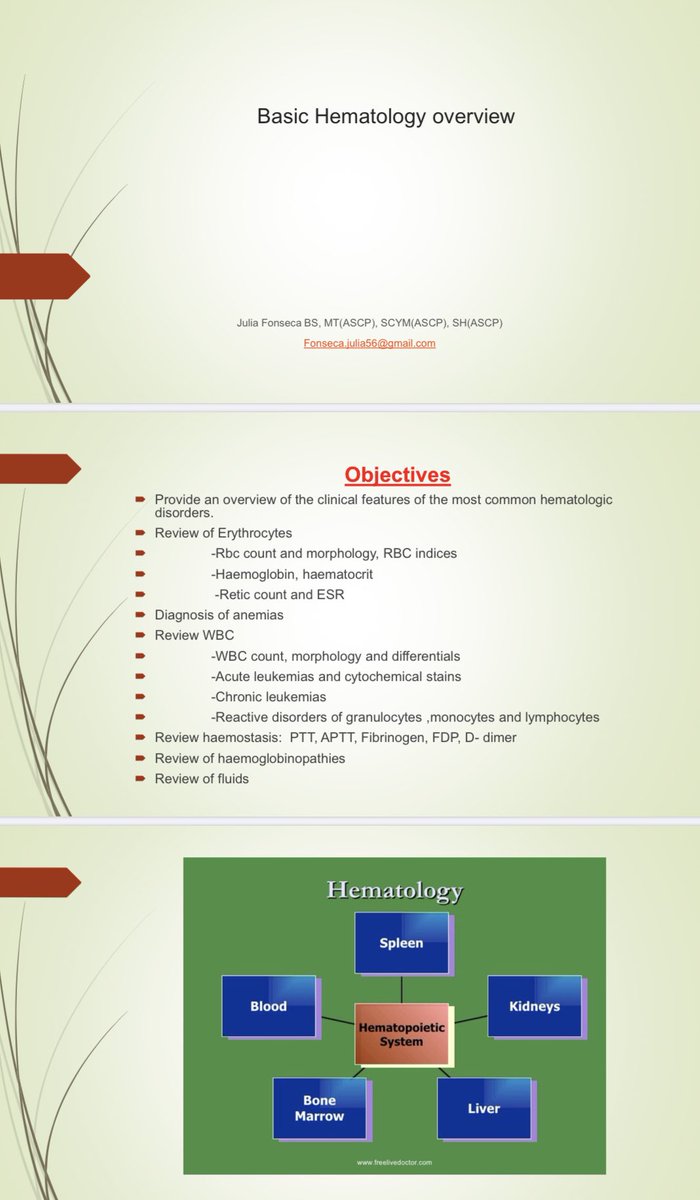🤙🏻مراجعه سريعه لاساسيات #علم_امراض_الدم #Basic_Hematology 
على الرابط :

educacion.tecnologosmedicos.org/pluginfile.php…