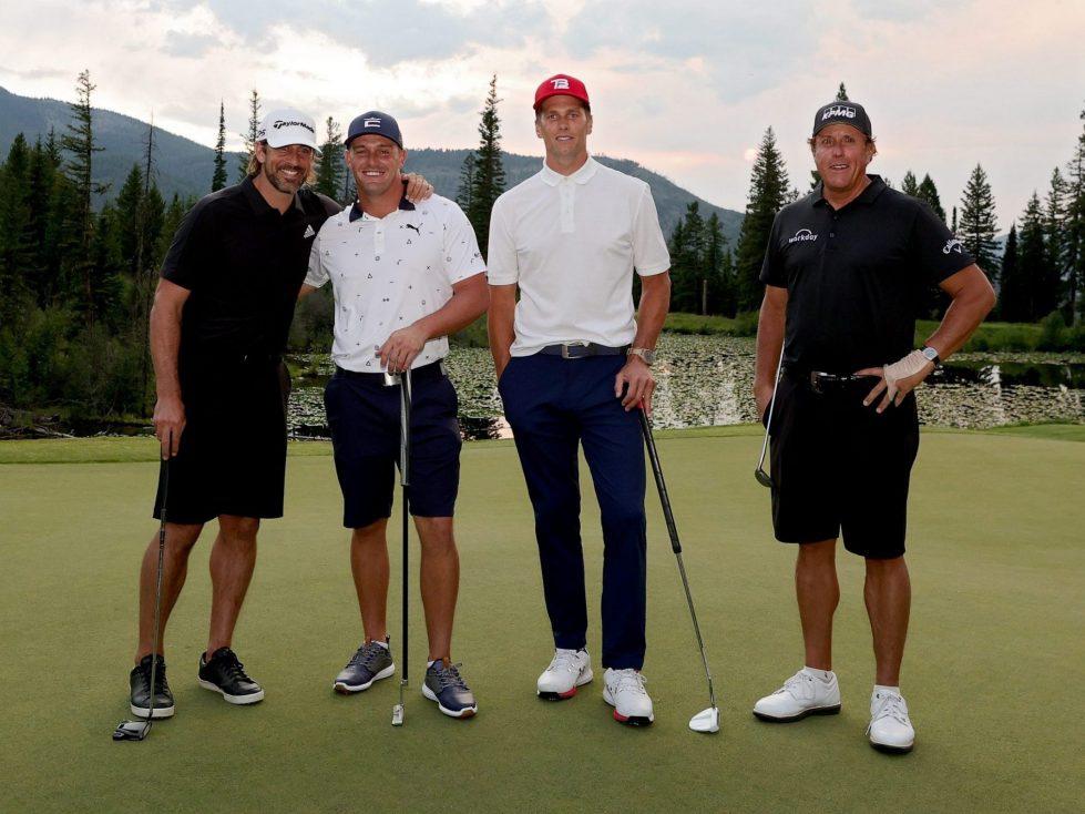 Tom Brady hits amazing shot but Aaron Rodgers Bryson DeChambeau prevail in The Match
