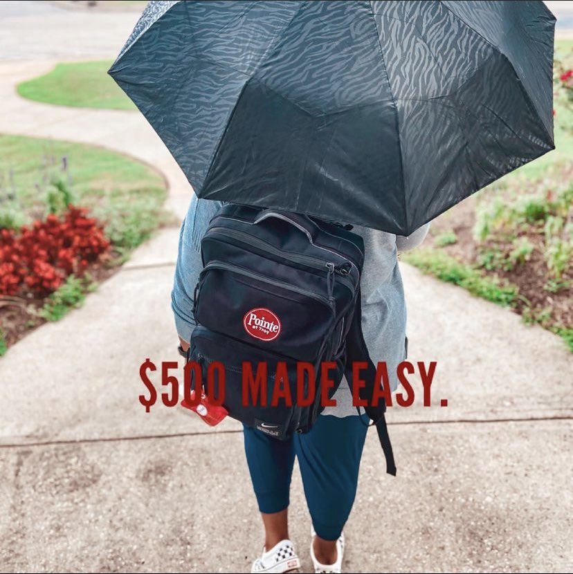 PointeAtTroy's tweet image. A rainy Day is still a great day to save! Dm us and Find out how you can win $500 at home!
