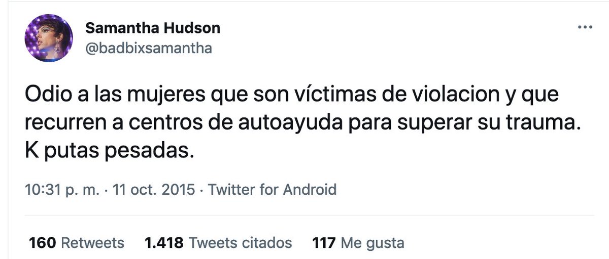 muineitor's tweet photo. Imaginaos estos tuits cambiando mujer por gay o por trans.
Ya no es que Twitter le hubiera cerrado la cuenta, es que iría a juicio por delito de odio.
Pero como es a mujeres, aquí no pasa nada.
Y la caterva de anormales que lo justifican  con que tenía 16 años? https://t.co/8XqSYMB8Ea
