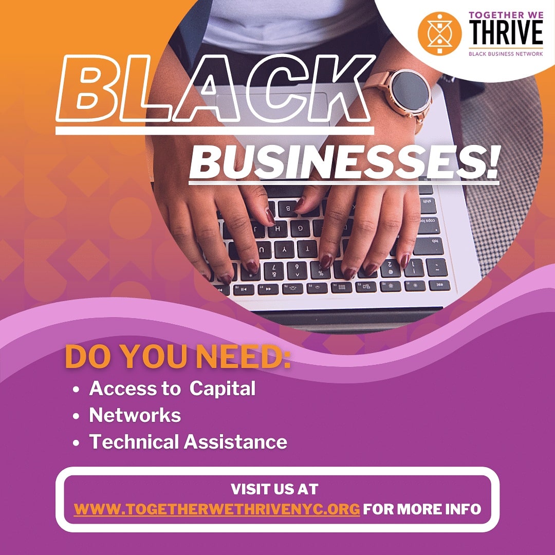 TogetherWeThri4's tweet photo. Calling on all Black Business owners! What areas do you feel you need the most support to take your business to the next level? 👀
:
#blackowned #blackownedbusinness #thriving #togetherwethrive #business #smallbusiness #newyork #network #recovery #covid https://t.co/OKso0akYNu