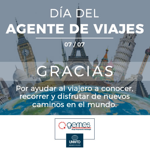 Sin los Agentes de Viajes, el turismo no podría entenderse.

Nuestro reconocimiento por su valiosa labor, porque hoy más que nunca, el sector turismo los necesita.

Felicidades !!!

#diadelagentedeviajes 
#Turismo