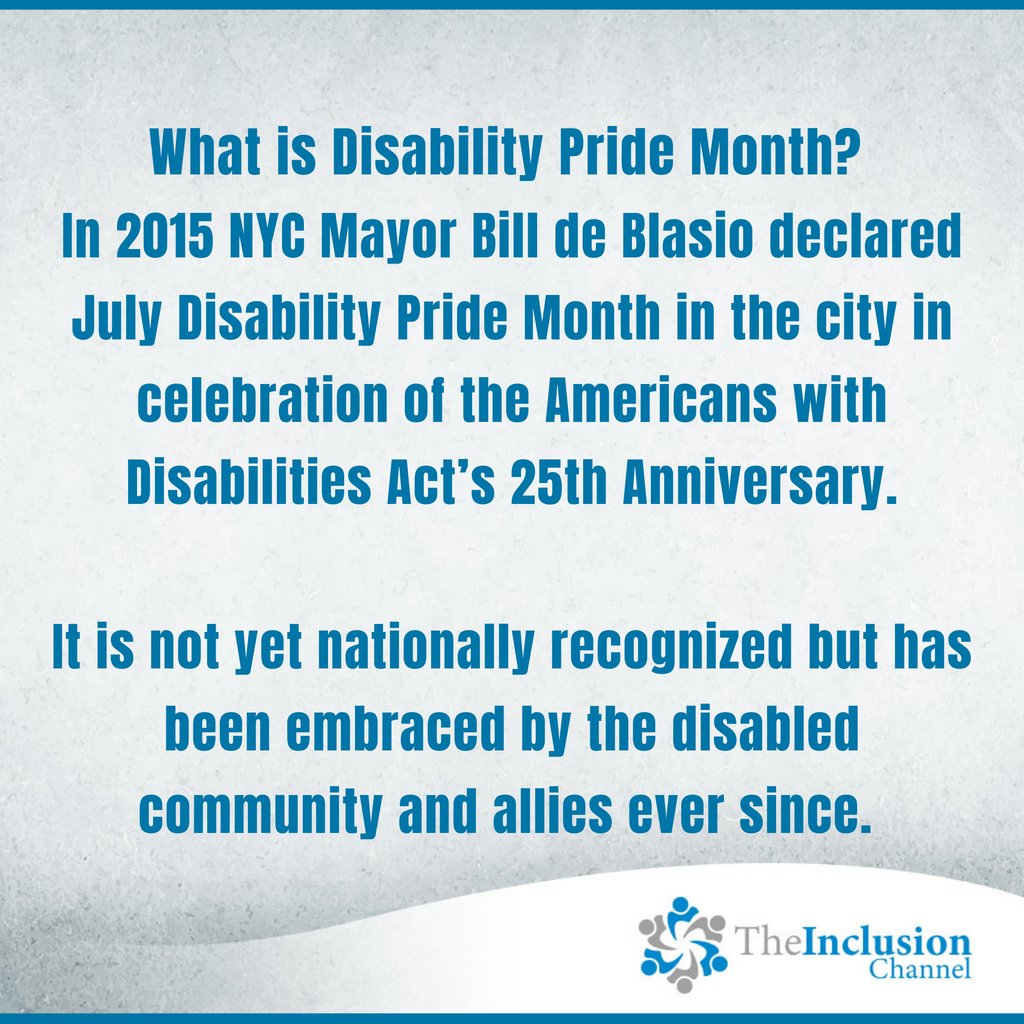 It's Disability Awareness Month, but do you know why? 
#disabilityawareness disabilityawarenessmonth #diversityandinclusion
