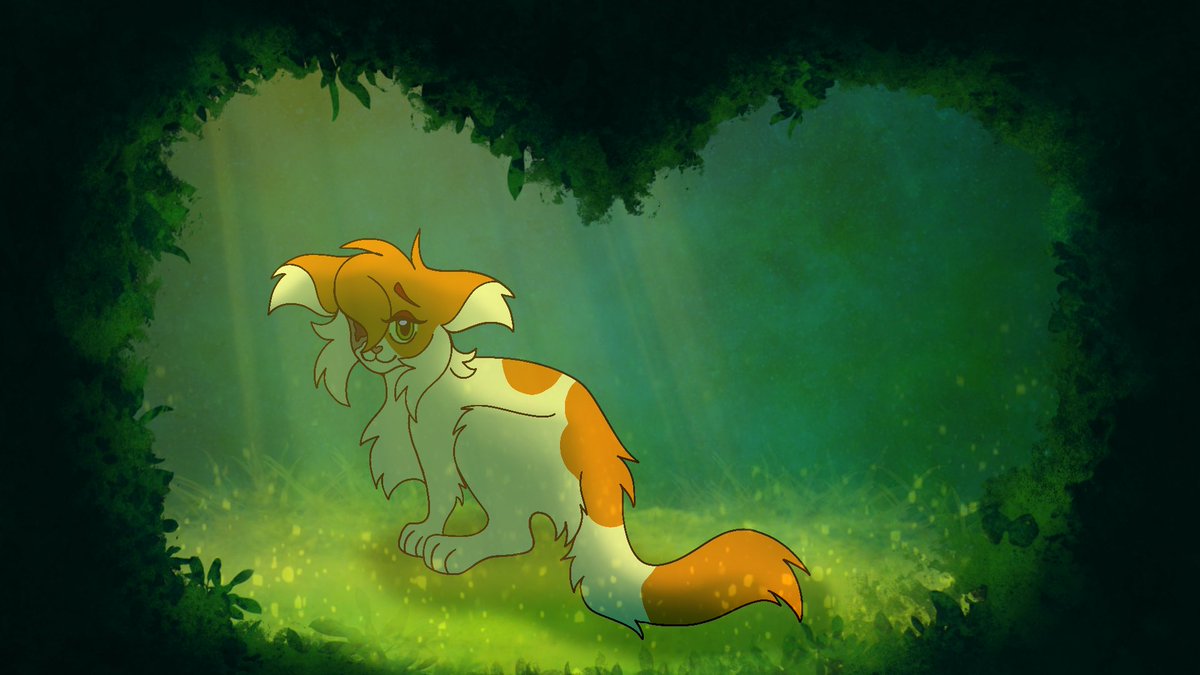fawnsmooch's tweet photo. ✨ #Brightheart in a glade. . .  🌱😊💕 #wcotw #warriorcats https://t.co/OOgFhZg2SO