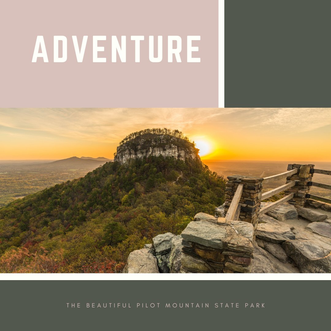 Where are you adventuring this weekend? We recommend making your way to the beautiful Pilot Mountain State Park only an hour from home! #exploreNorthCarolina