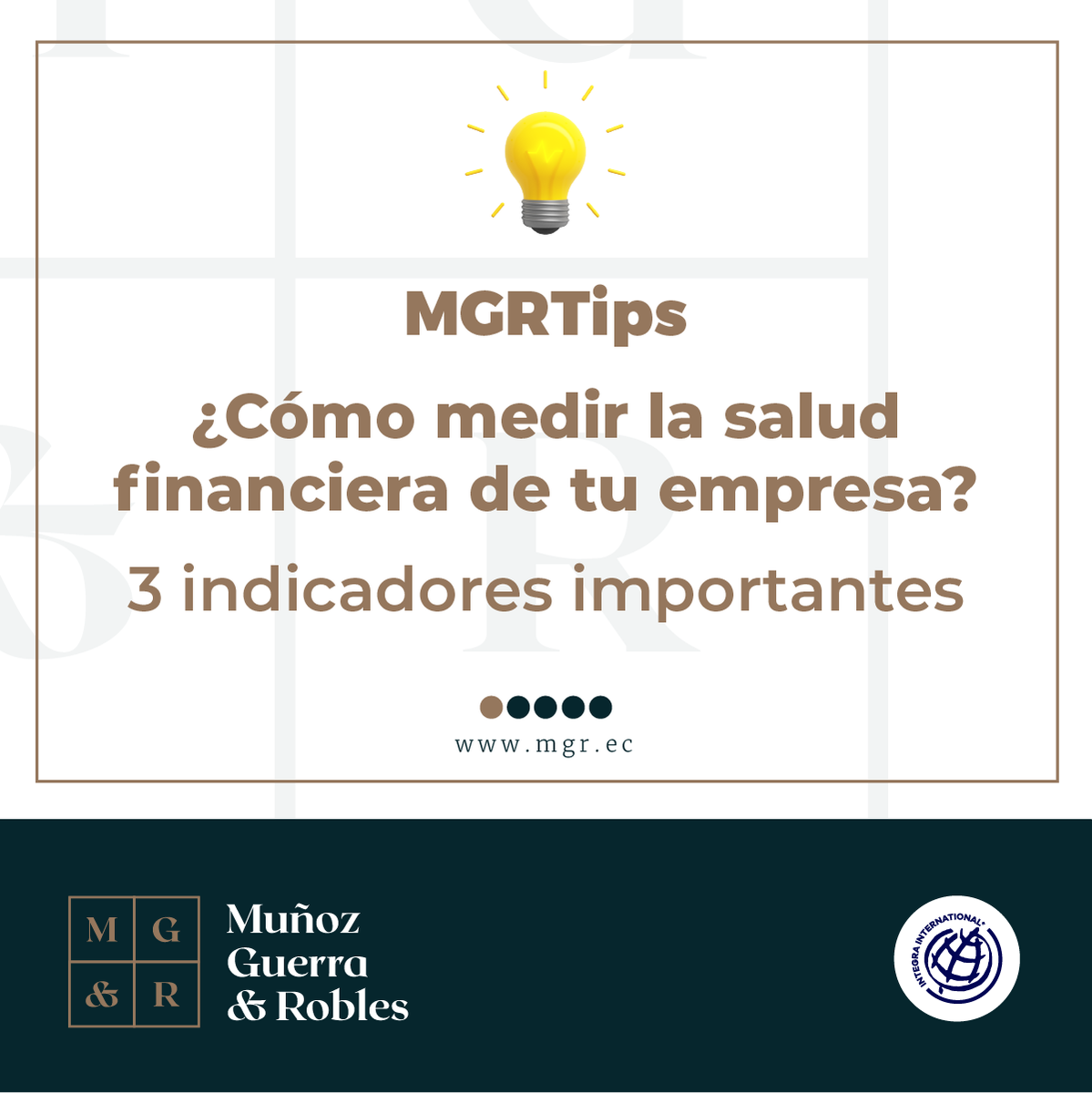 MGR_Ecuador's tweet photo. #MGRTip ¿Cómo medir la salud financiera de tu empresa? Entérate de esto y más en https://t.co/ic1OwCLXDj #financiero #MGRecuador #ecuador #salud https://t.co/SAmDiTNua5