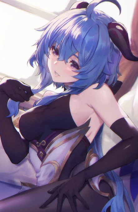 甘雨ちゃんと一緒に部屋でのんびり休憩
#原神 #GenshinImpact 