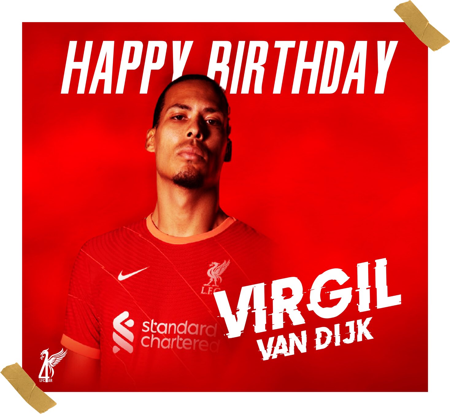 Happy birthday to our superstar Virgil Van Dijk! 30 years today!     