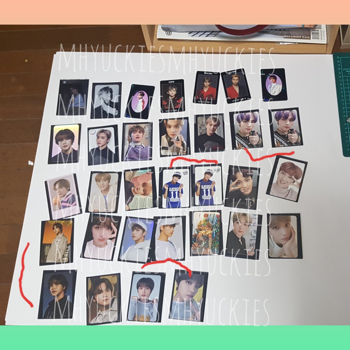 wts lfb nct dream 127 wayv haechan taeyong mark johnny yangyang
The ones with red i prefer them to be bought as a set~ pls dm <a href="/mhyuckiestrd/">Lysa</a> for prices and check my feedback tag there. I appreciate the rt thanks~