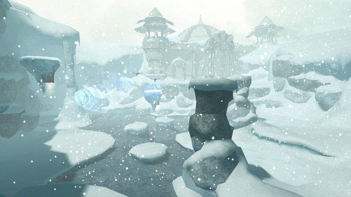 The icy world of Phendrana Drifts, in Metroid Prime.