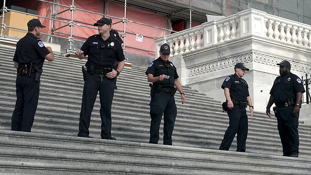 thehill's tweet photo. More than 75 Capitol Police officers have quit amid low morale since Jan. 6: report https://t.co/WEfTUbCafO https://t.co/uxYbeXpbeo