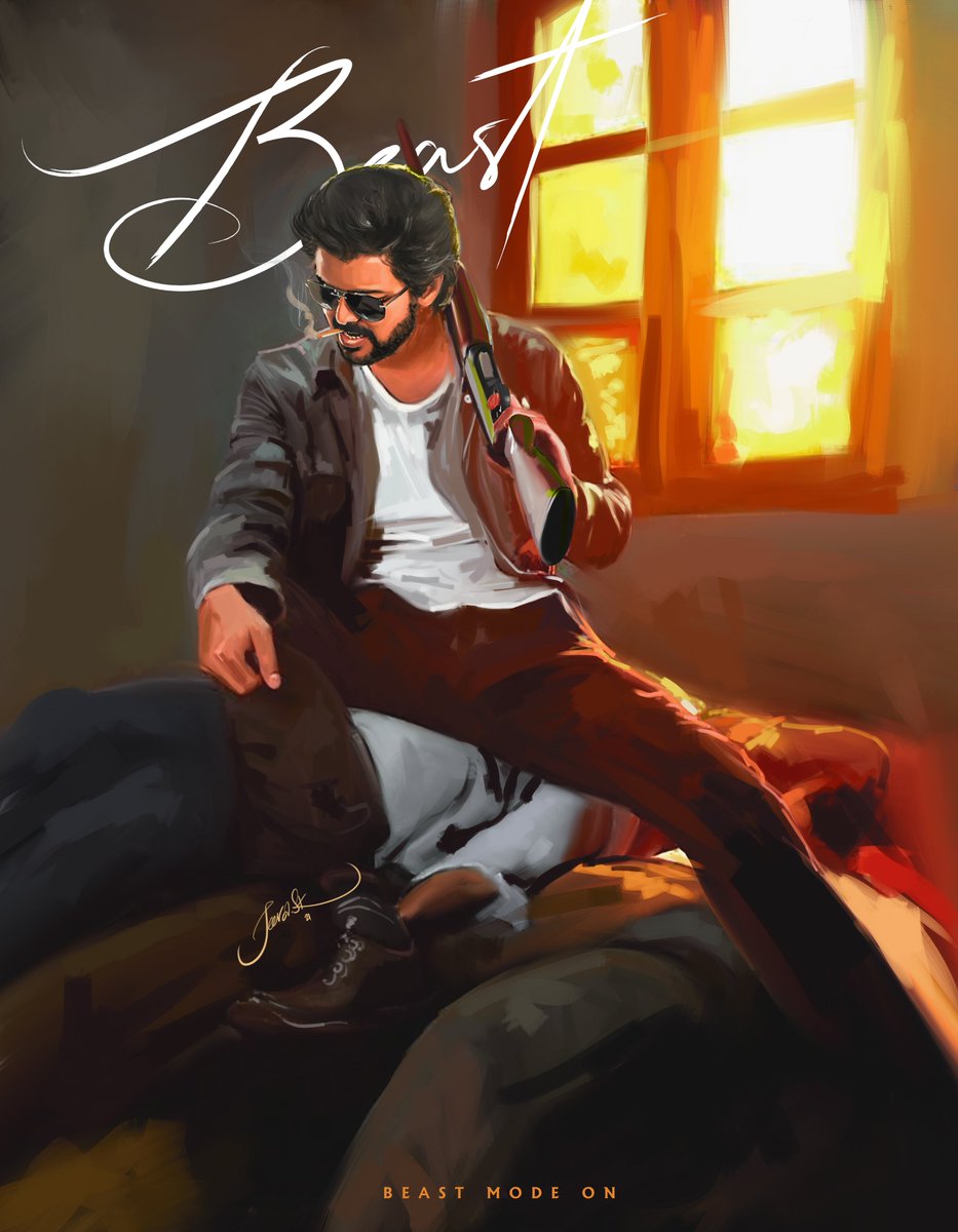 Thalapathy Vijay in Beast Mode On 2021
Fan Made art 
#BeastMode #BeastSecondLook #beastarsfanart #beastoftheday #ThalapathyVijay #Thalapathy65 #ArtistOnTwitter @SSMusicTweet