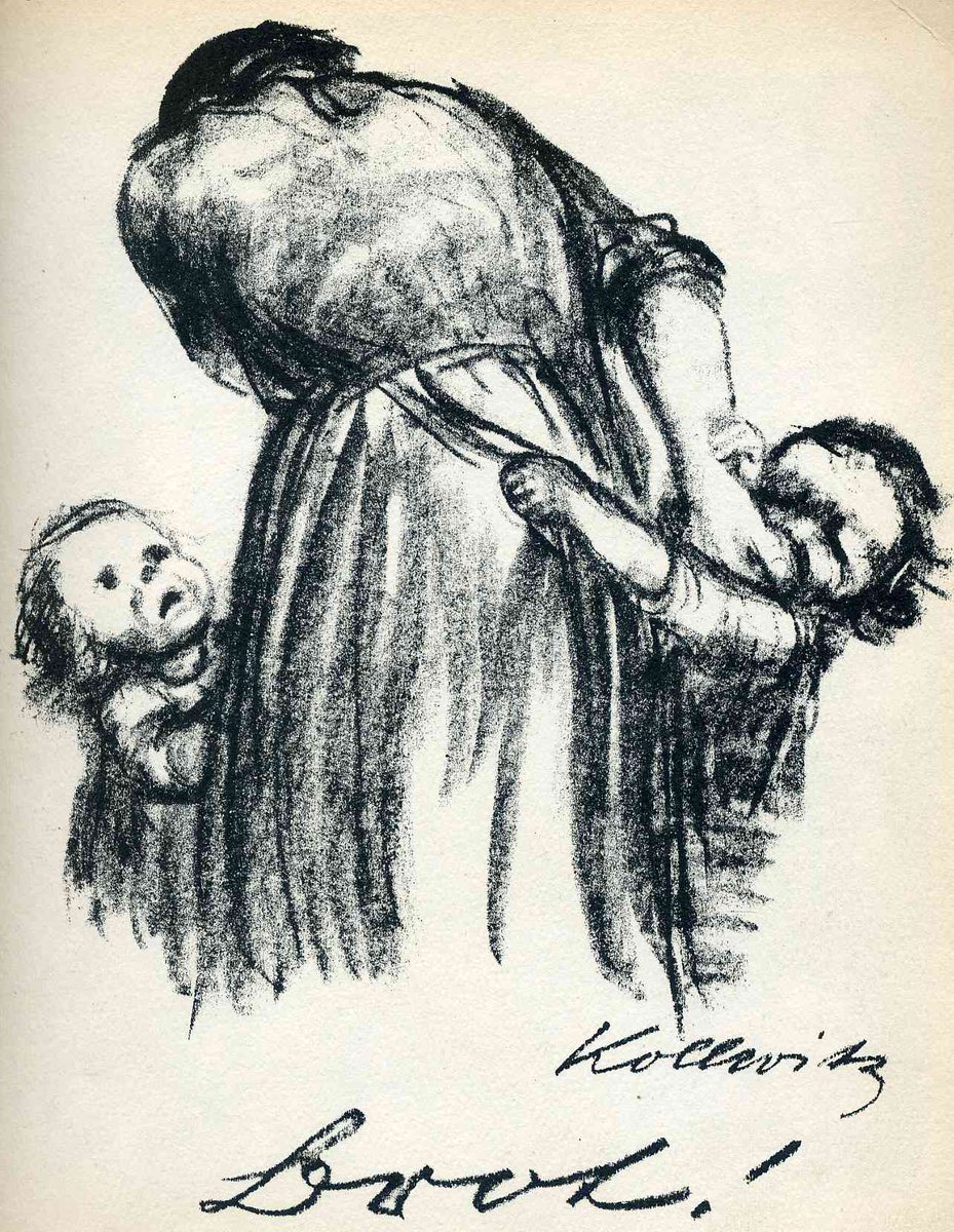 Peine01's tweet photo. Käthe Kollwitz, 8. Juli 1867 - 22. April 1945, hat sich intensiv mit den schlimmen Lebensbedingungen der Arbeiter in der Weimarer Republik auseinandergesetzt und sie in ihren anklagenden Zeichnungen für die Zeitgenossen festgehalten.
Guten Morgen https://t.co/5iSbQ7Ek5q