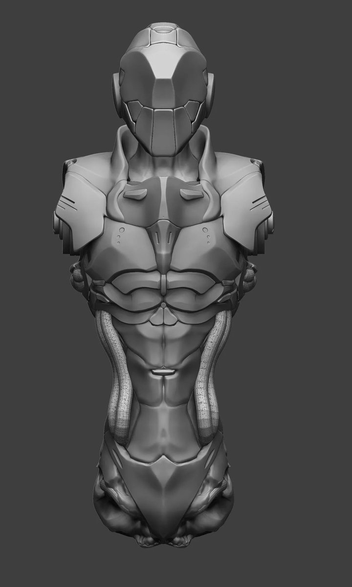 Dreamw4lker's tweet photo. A touch more detail. #highpoly #highpolymodeling #sculpting #gameart #indiegame #indiedev #ninja #games #maya #indie #indieartist #zbrush #sifi #wip https://t.co/xmSAywWhWw