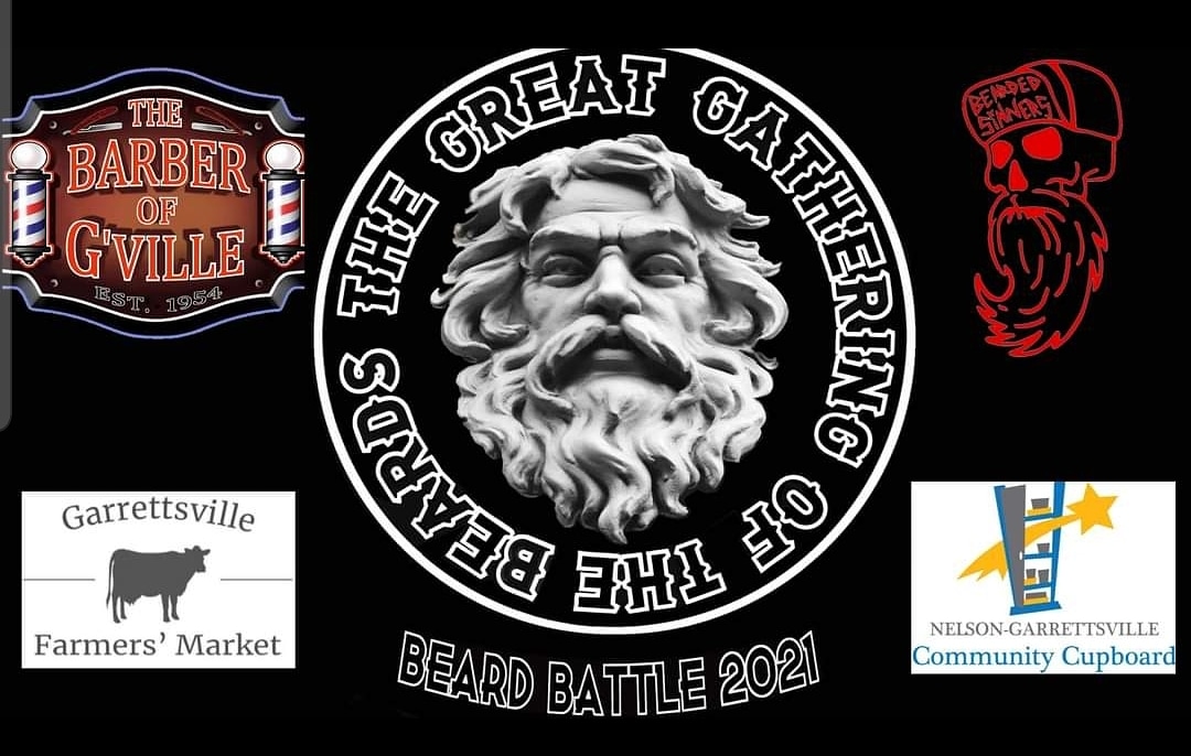 bmorgan814's tweet photo. The 1st annual GREAT GATHERING OF THE BEARDS: BEARD BATTLE!!
All proceeds will be donated to Nelson-Garrettsville Community Cupboard and Garrettsville Farmer's Market so let's make this a huge success. SHARE SHARE SHARE. THANK YOU!!
@BeardTeamOhio
#garrettsville #barberofgville https://t.co/4B22L7VV9T