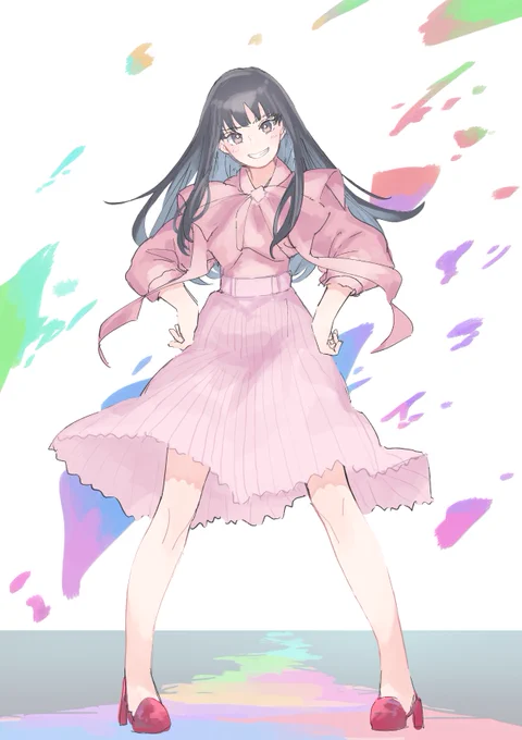 ついにツアーファイナル...改めて開催おめでとうとアルバム発売おめでとうのイラスト描きました!
アルバム聴き込んでの参戦、とっても楽しみです☺️
現地は雨もすごいみたいなので安全に。応援してます!
 #きっくおふ2021
#ぐらでーしょんこれくしょん 