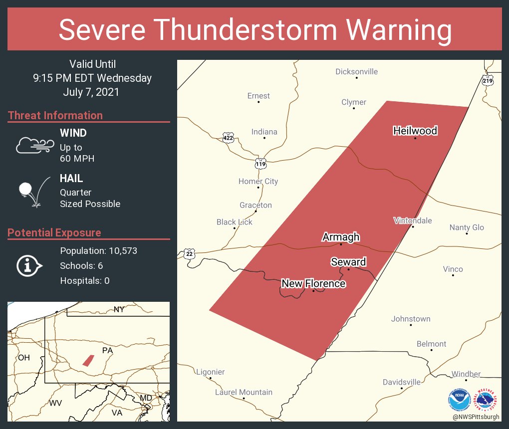 NWSSevereTstorm tweet picture