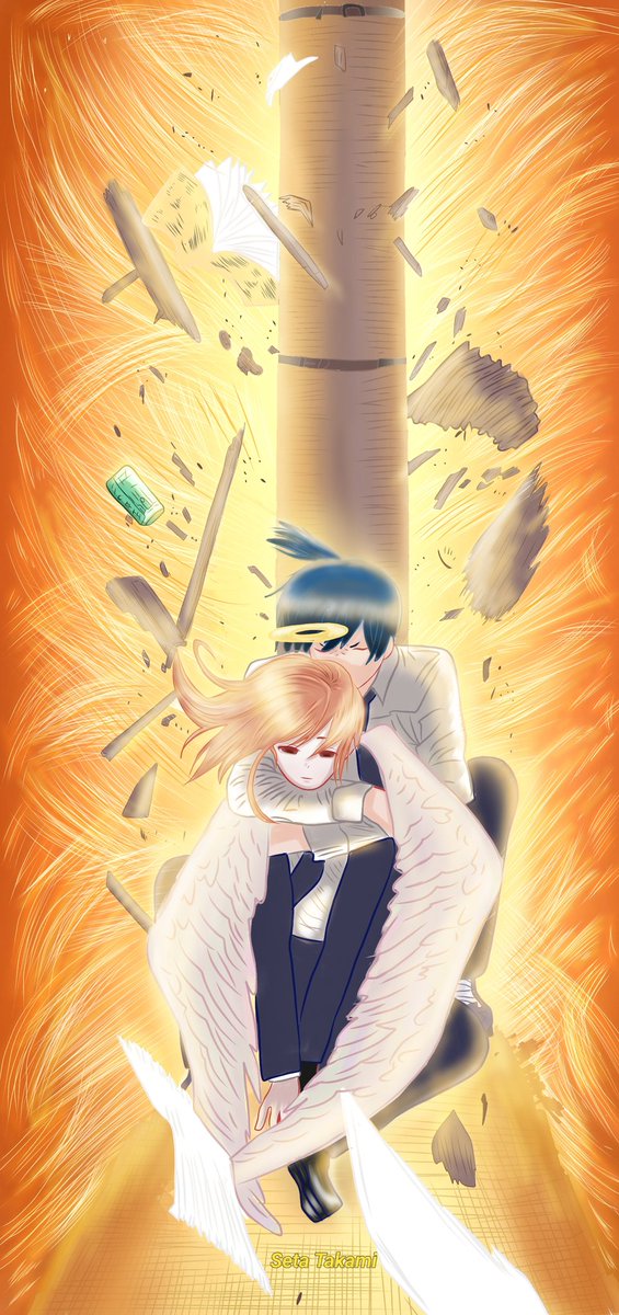 SetaTakami's tweet photo. Coloreo de chainsaw man que tenía pendiente como más de un mes (?)
Ojalá les guste, no se dar luces uhmmm...
#manga #chainsawman #manga #chainsawmanmanga #panel #coloreo https://t.co/wyD9aN0WTb