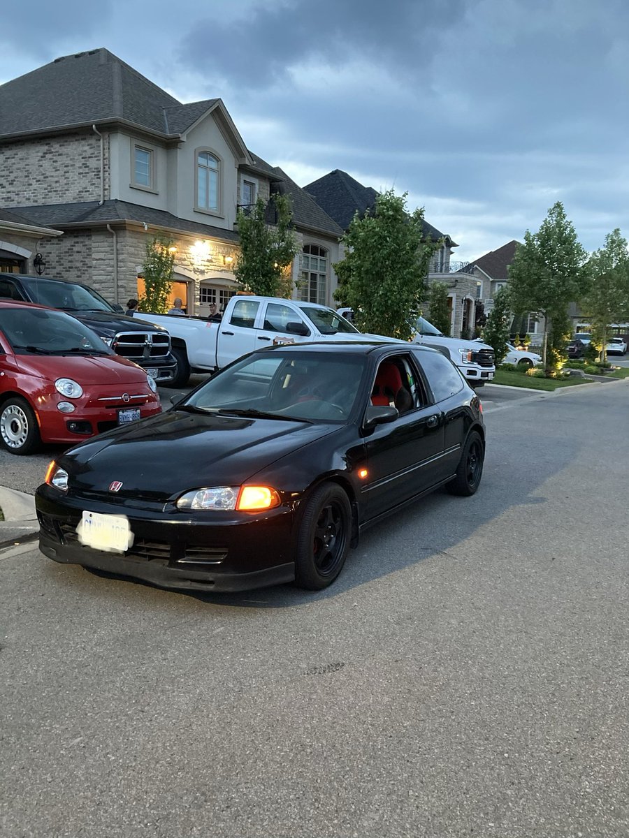 My baby ✅ Honda eg hatch black on black #blackonblack #honda #egcivic #kseries #kpower #oldschoolcars #jdm