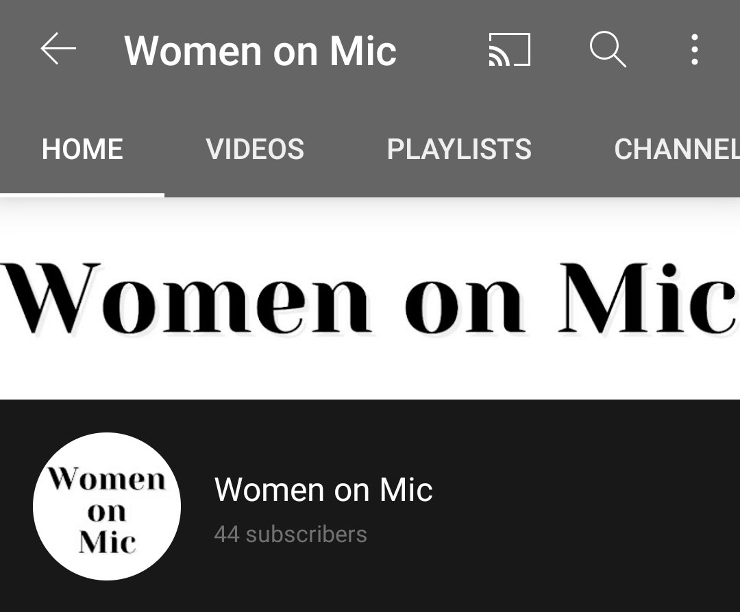 Huge thank you to everyone who's subscribed to the Women on Mic YouTube channel!

Here's the link if you'd like to check out the samples we have so far: youtube.com/channel/UCozMV…