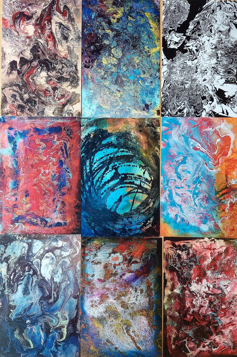 Schaperart's tweet photo. Postcards of original paintings are a great way to get art for less - 4x6 the perfect size for a low cost frame
#art #abstractart #modernart #inexpensive

https://t.co/Dtn1YLj23d https://t.co/MrEixjKIVD