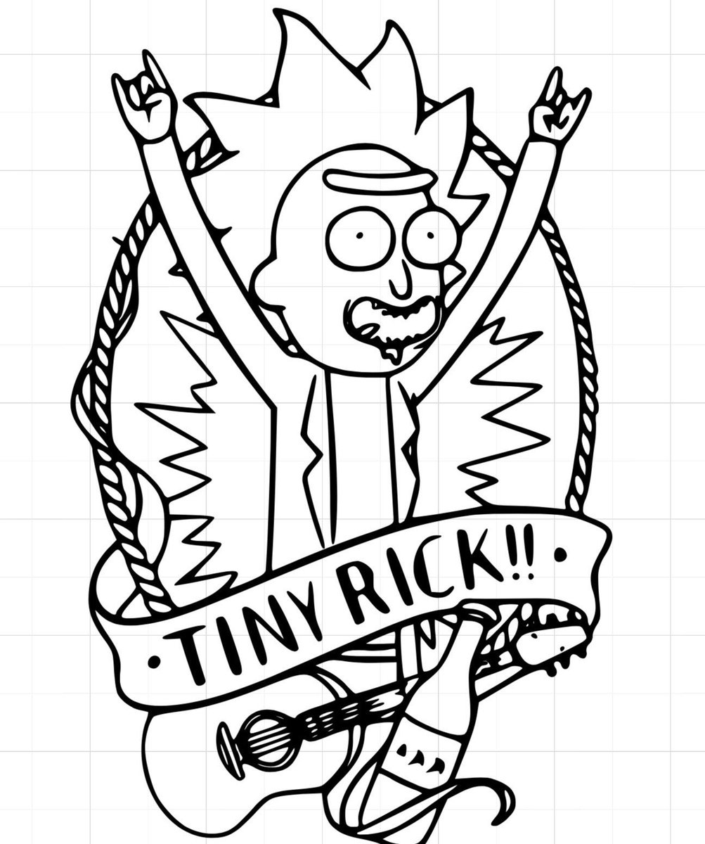 flipthepaigebro's tweet photo. Excited to share this item from my #etsy shop: Rick and Morty decal #morty #rickandmorty #tinyrick https://t.co/OuljfkHpWv https://t.co/iWj055OWdV