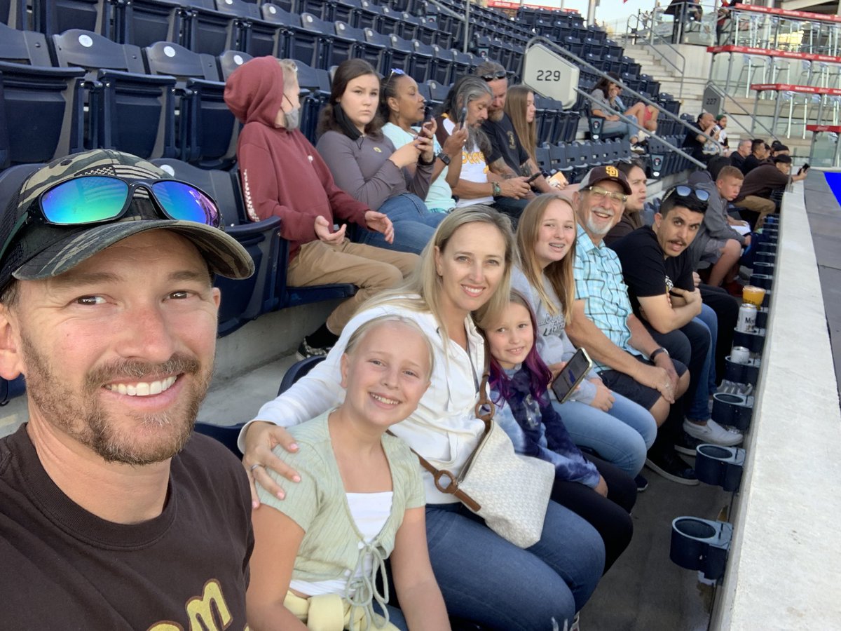 Having fun at the Padres game. #hungryformore