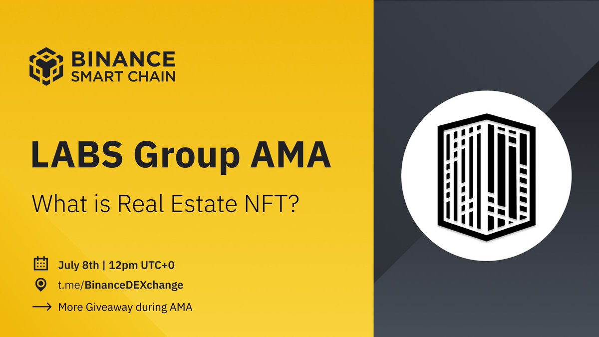 The first ever community powered and owned #NFT fractionalised resort on #BSC by <a href="/labsgroupio/">LABS Group</a> 

📍Join AMA t.me/BinanceDEXchan… for #NFTs auctions info on <a href="/refinableapp/">Refinable</a> 
🤩 #Giveaways campaign details in the below