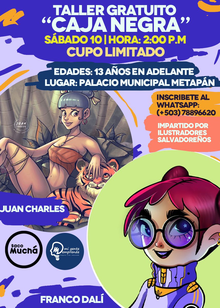 endo_ac's tweet photo. 👇🤤 SÁBADO DE CONOCER MÁS SOBRE LA CREATIVIDAD.🥺💫 Rolen la voz para que muchos artistas metapanecos puedan asistir 👽🤝
#artsv #impulsabdoelart #BuenMiercoles #Metapán #sacomucha https://t.co/7XrcClxax1