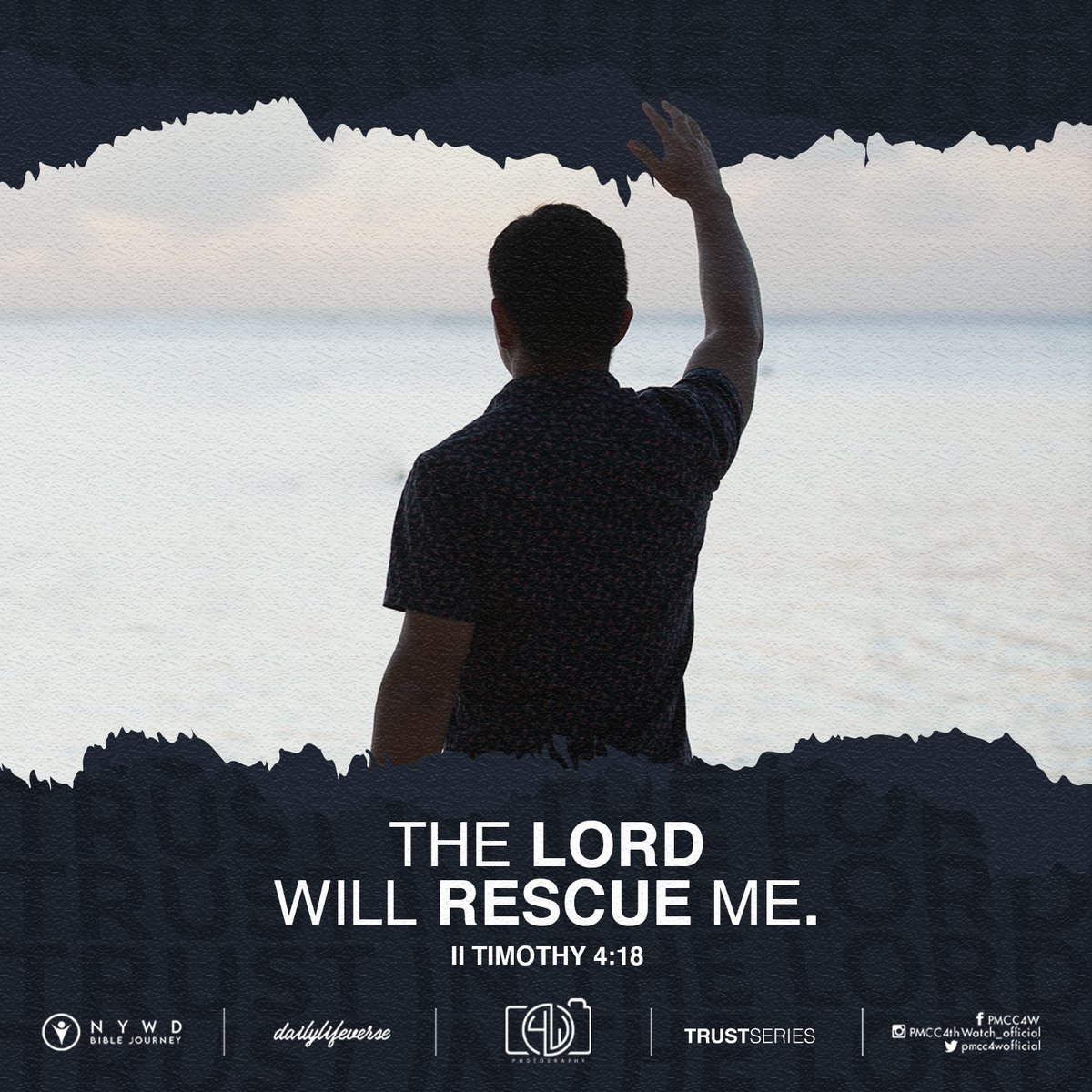 PMCC4WOfficial's tweet photo. July 8, 2021

"The Lord will rescue me from every evil attack and will bring me safely to his heavenly kingdom. To him be glory for ever and ever. Amen." - 2 Timothy 4:18 (NIV)

#TrustSeries #DailyLifeVerse #PMCC4W https://t.co/AbKX5lmGOH