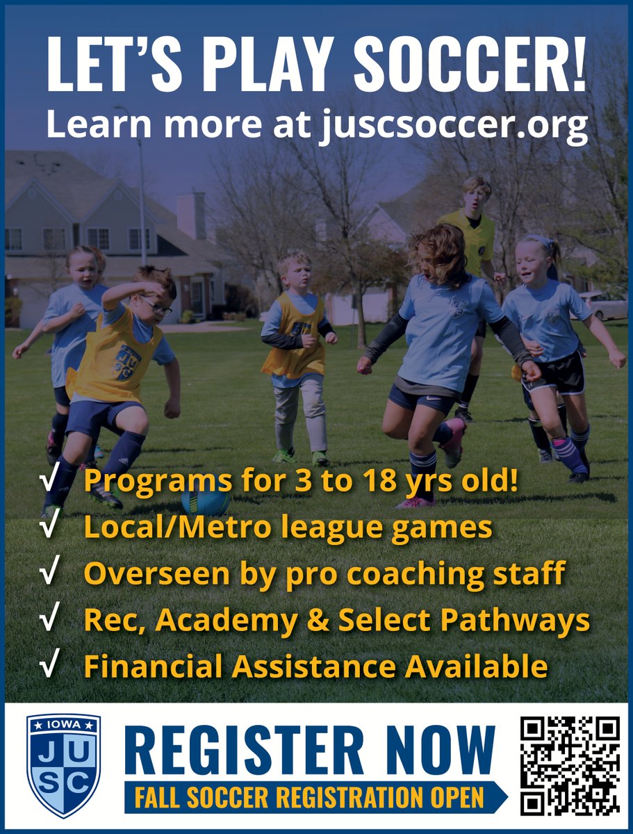 UrbandaleSC's tweet photo. Registration Deadline July 31st! https://t.co/nLv8JGvbUK