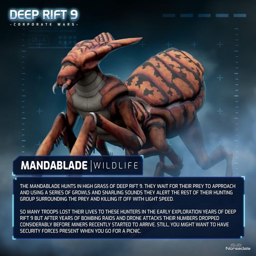 Deeprift_9's tweet photo. Be alert when you hear that snarling sound, Commander - Mandablades are lethal creatures!
Hop in to know more about the lore, interact with the devs & other commanders in our discord server: https://t.co/1pznKzJ1jK
#DeepRift9 #RTS #MMORTS #PC #Gaming #Indie #Strategy https://t.co/pvY9lMdhj0