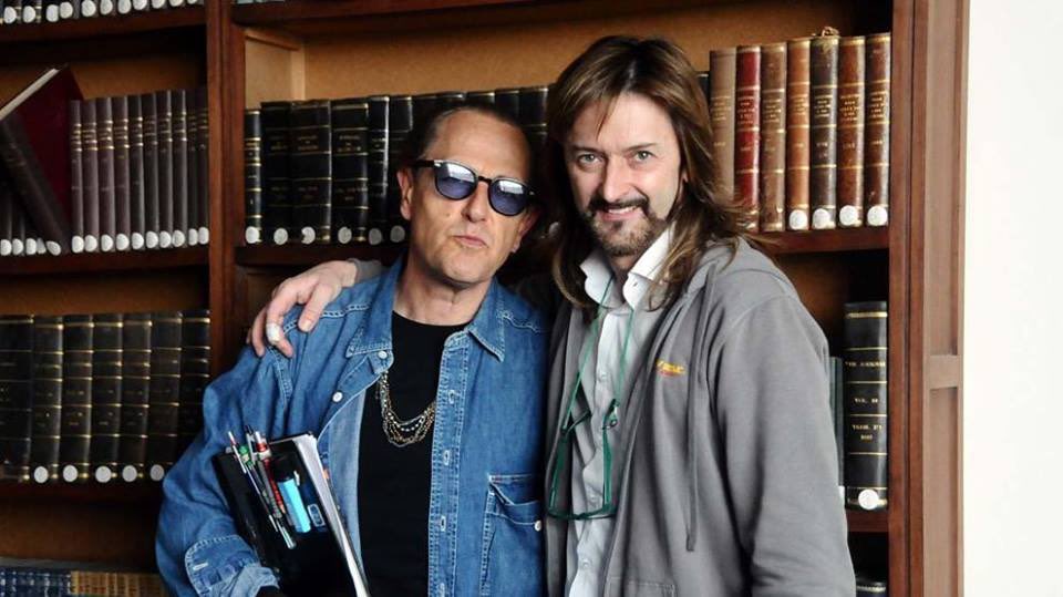 BrucePayneHQ's tweet photo. #BrucePayne & Director Piergiuseppe Zaia on the set of @CreatorsMovie #CreatorsThePast https://t.co/RwlnzCWLPv