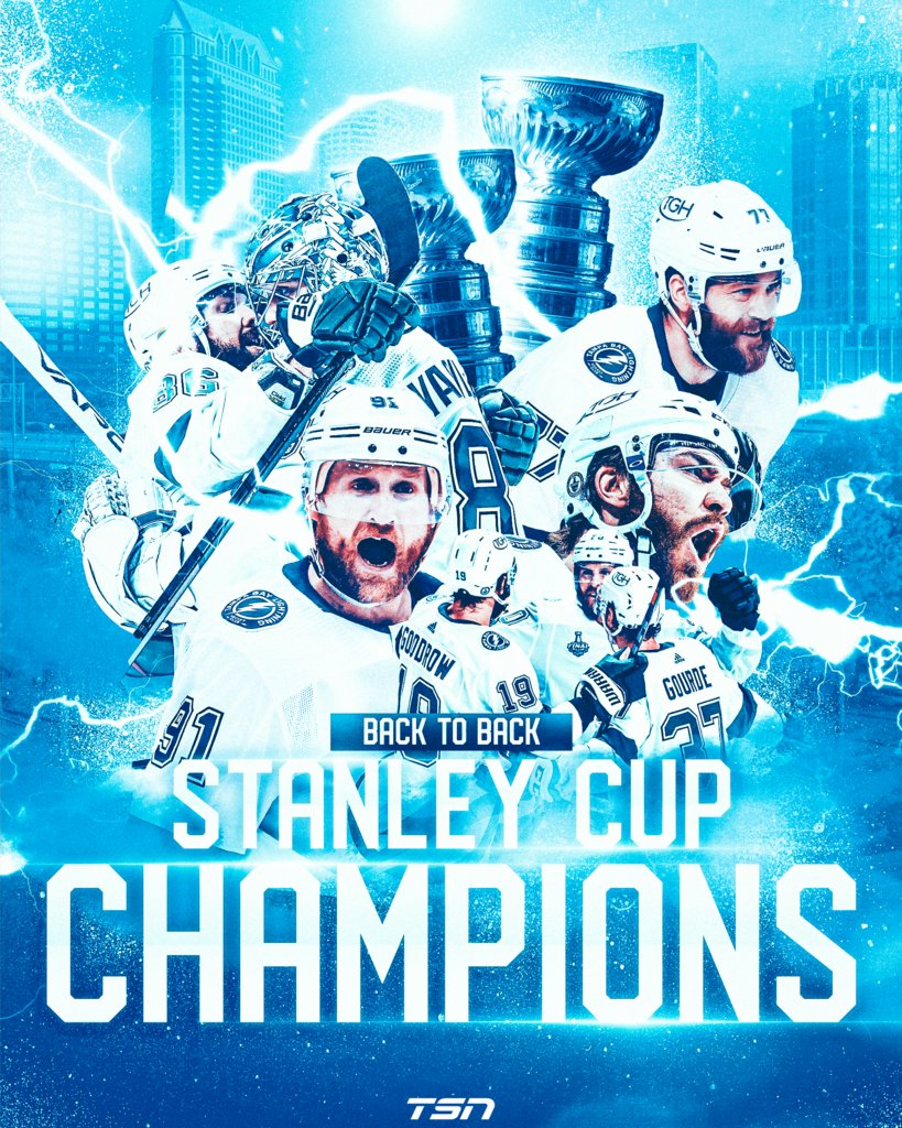TAMPA BAY WINS THEIR SECOND STRAIGHT STANLEY CUP