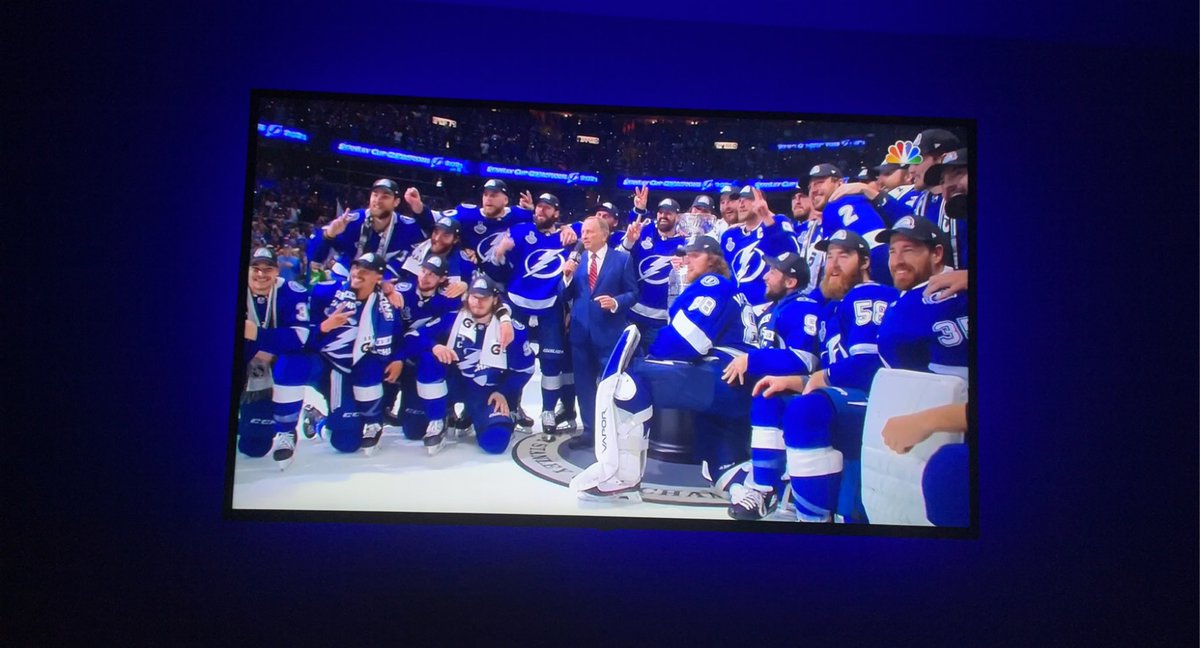 Chubiznaky21's tweet photo. Back to back Champs. Sounds beautiful. @TBLightning https://t.co/aSpe69Wf43