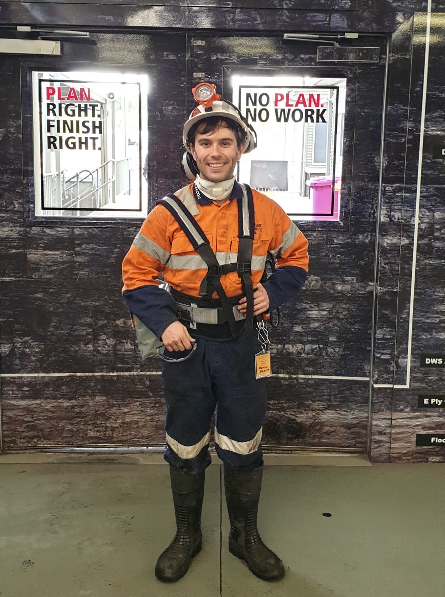 A big thank you to all the lovely people at Ulan West Underground and <a href="/GlencoreAus/">Glencore Australia</a> for the opportunity to get kitted up and head underground. I now have a much better understanding of the operations underground and how my research can help coal miners live healthier lives.
