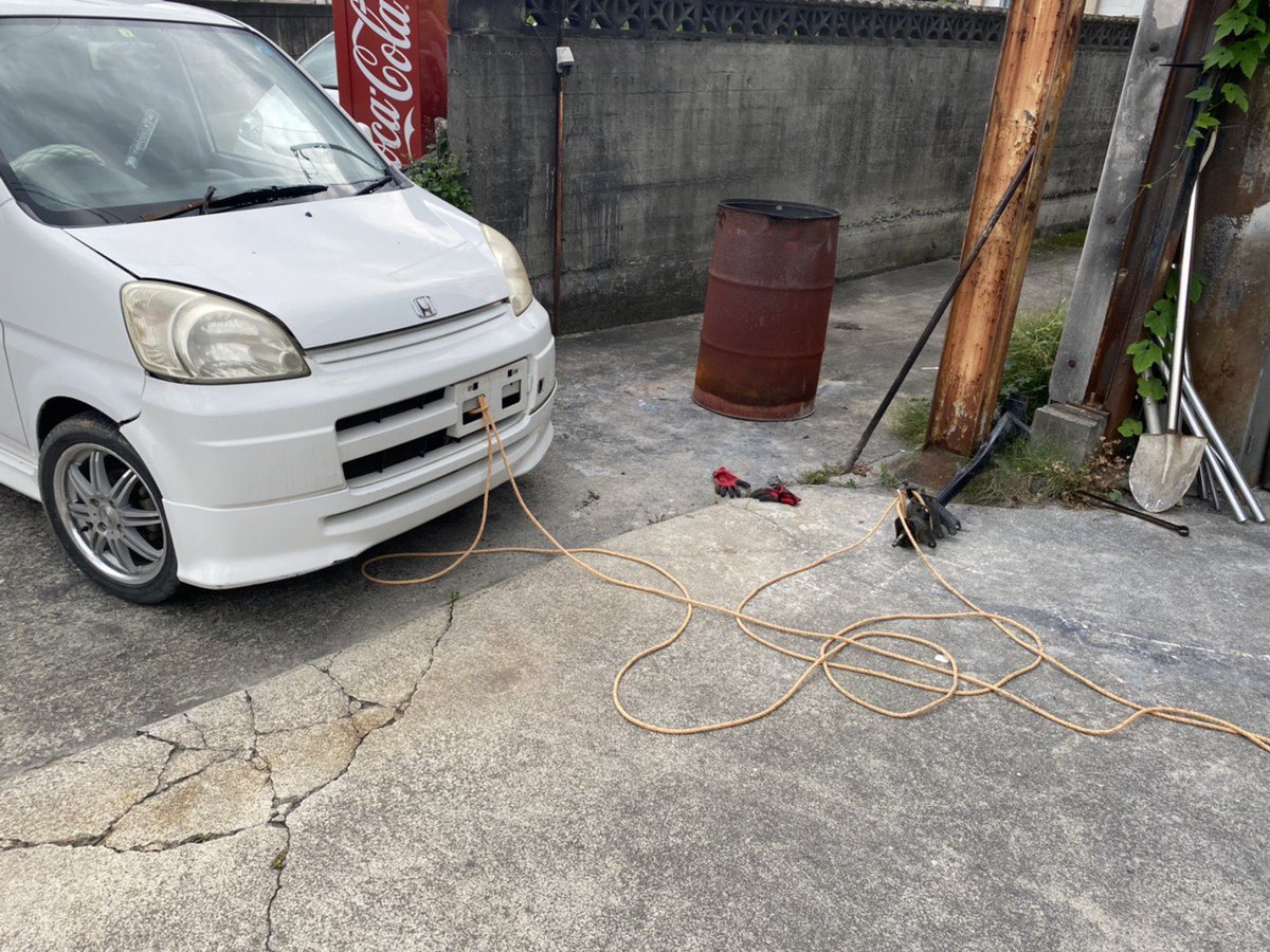DoL_x2's tweet photo. 松尾板金にてデーアイワイアクスル加工して貰いました（笑）
お世話になりました、h鋼万歳！笑 https://t.co/dAV128FM4E