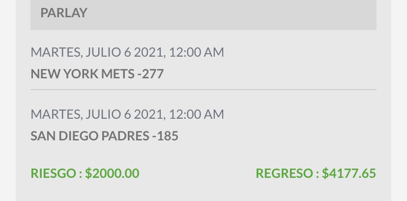 AceConJess's tweet photo. 2ndo free-pick-parlay que les mando

• SEGUNDO FREE-PICK-PARLAY QUE SE GANA •

Aparte este mes vamos 7-2 en freepicks 🤩🤩🤩

Quien los siguió?
Denle like si quieren mas de estos parlays💚💚 https://t.co/e8u6IntfYp